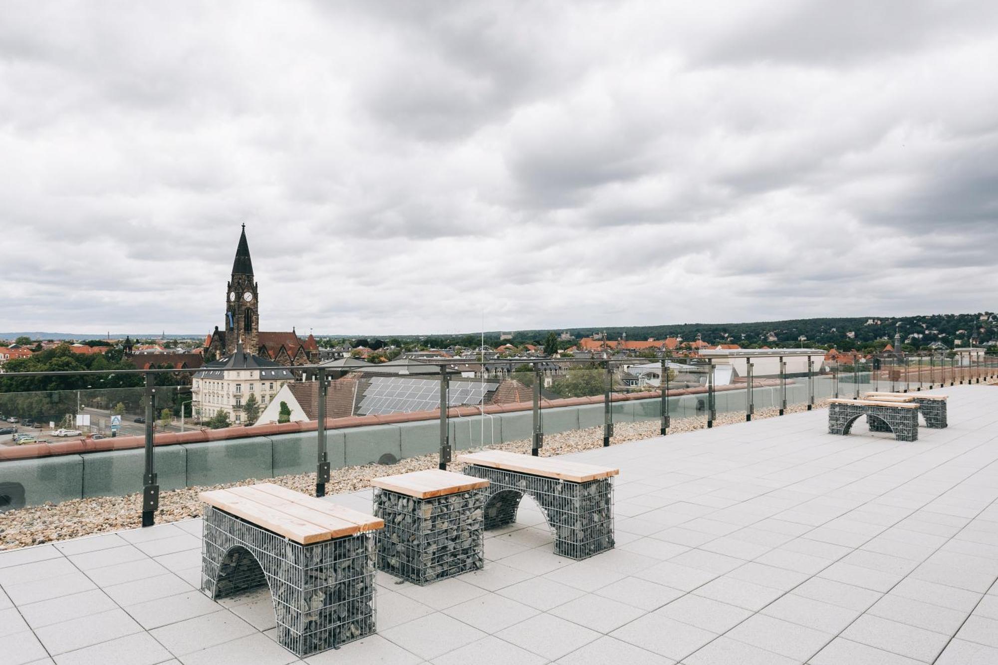 Oasis Appart - Wohnen In Dresden - Netflix - Tiefgarage - Dachterrasse Esterno foto
