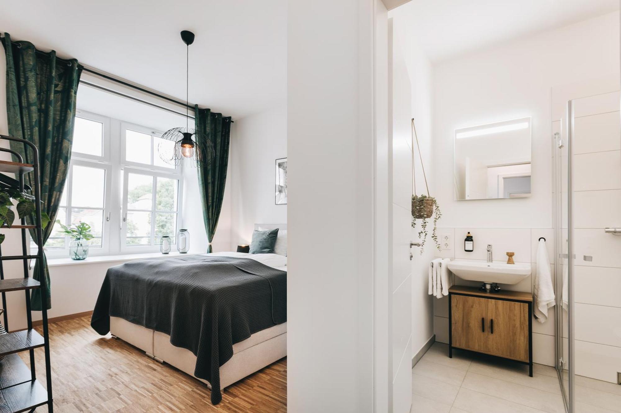 Oasis Appart - Wohnen In Dresden - Netflix - Tiefgarage - Dachterrasse Camera foto