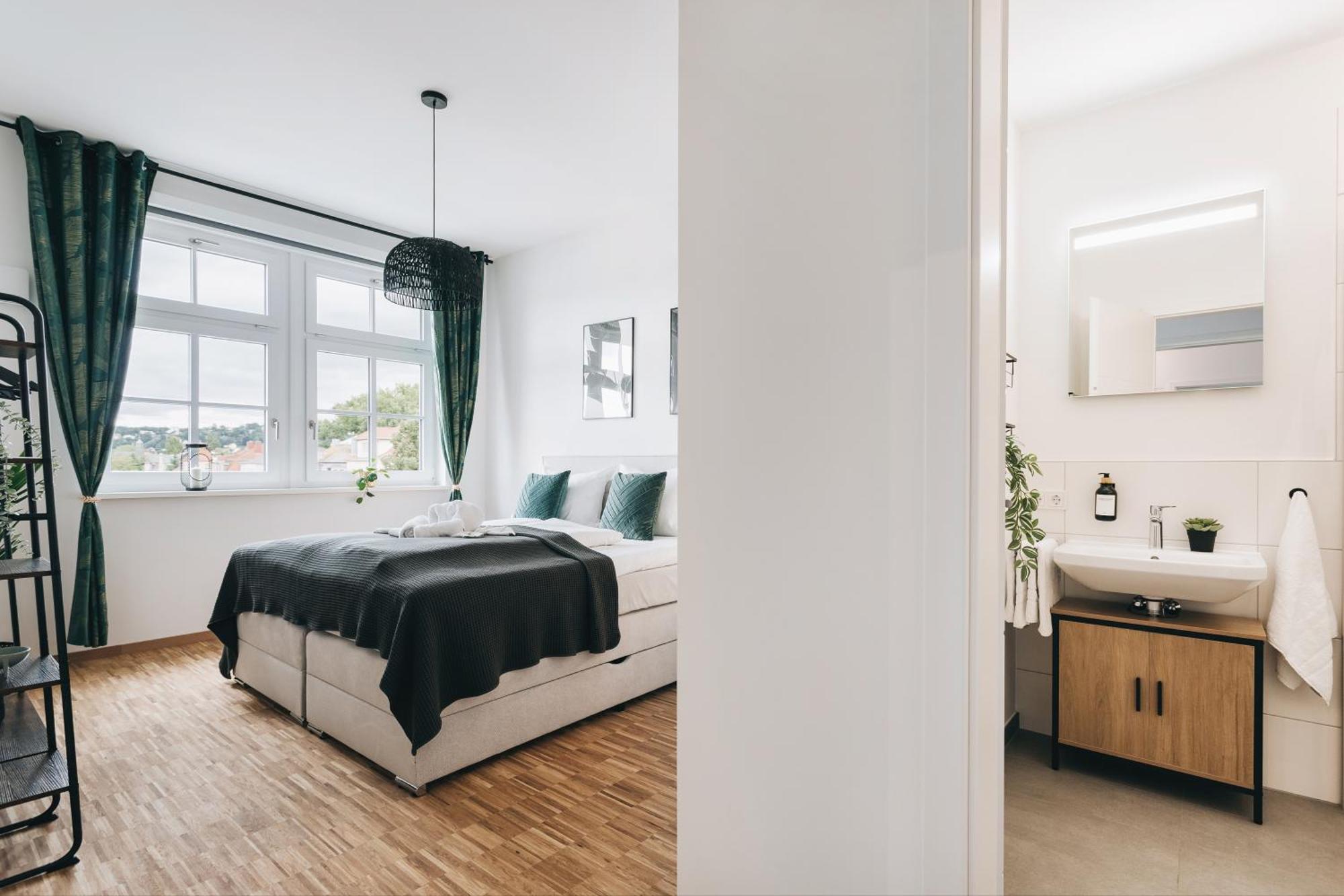 Oasis Appart - Wohnen In Dresden - Netflix - Tiefgarage - Dachterrasse Camera foto
