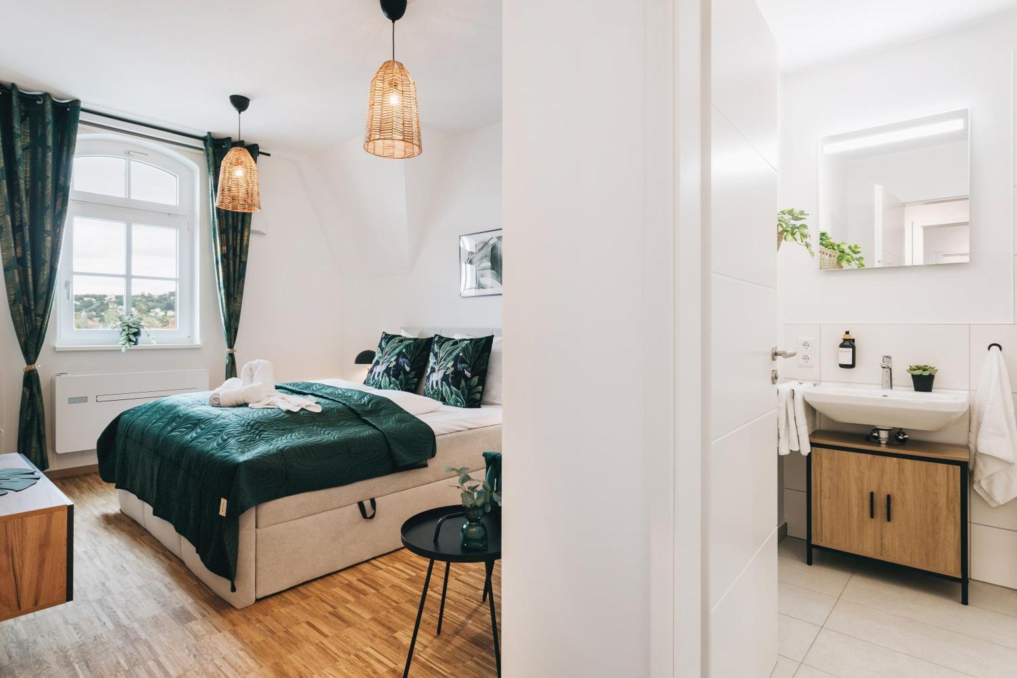 Oasis Appart - Wohnen In Dresden - Netflix - Tiefgarage - Dachterrasse Esterno foto